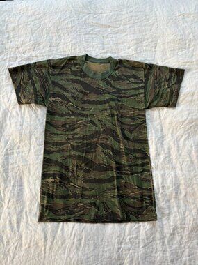 Vintage Military Tiger Stripe Camo T-Shirt